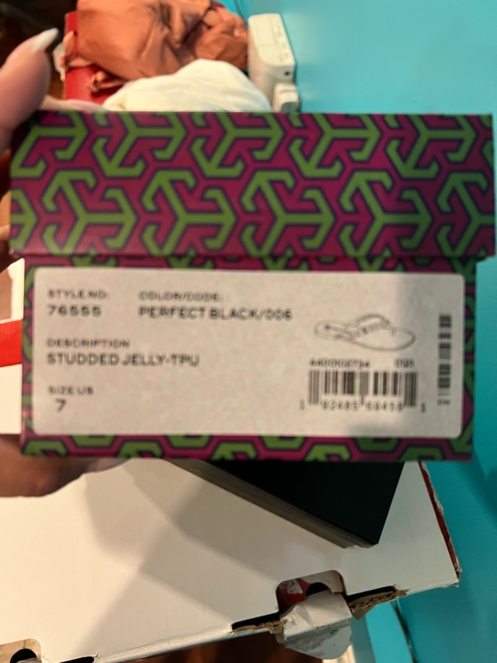 Tory Burch Perfect Black Studded Jelly Sandals